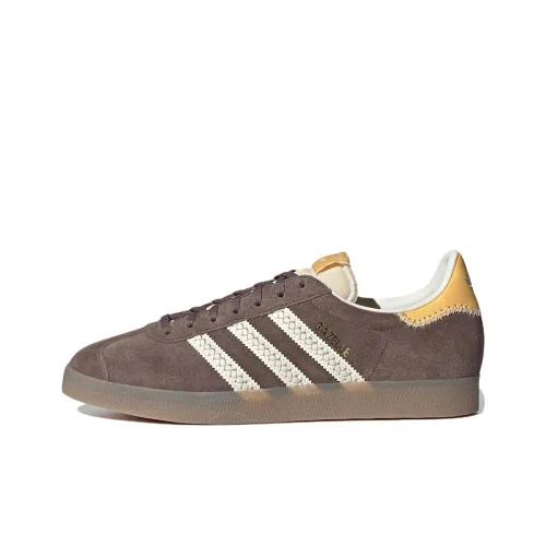 Adidas Originals Gazelle Скейтборд Кроссовки Низкие Коричневые Унисекс