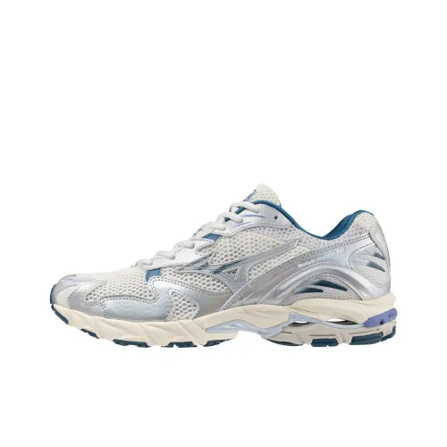 Mizuno Wave Rider 10 Повседневный Низкий Топ Серебряный Унисекс