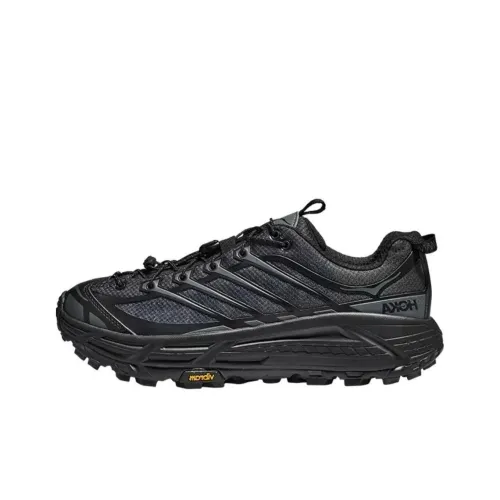 HOKA ONE ONE Mafate Three 2 Low Топ Беговые кроссовки Унисекс Черный