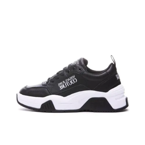 VERSACE JEANS Couture Низкий топ Повседневная обувь Женская Черный