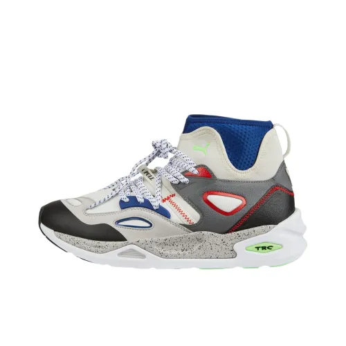 PUMA Trc Blaze MID Топ Повседневная обувь Мужская Белый Серый Черный