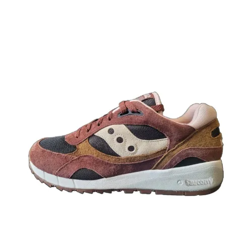 Saucony Shadow 6000 Slip-Resistant Abrasion-Resistant Low Top Повседневная обувь Мужская Коричневая