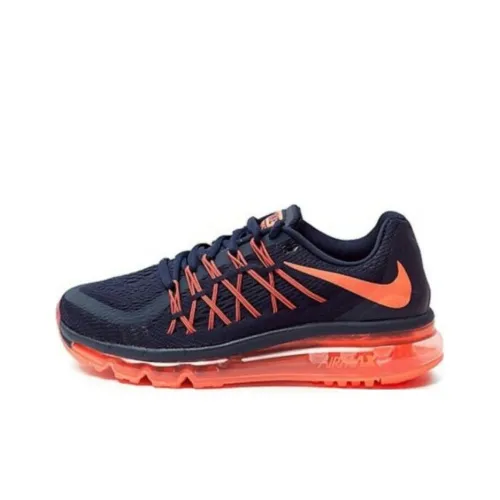 Nike Air Max 2015 Low Беговые кроссовки Женские Синие Оранжевые