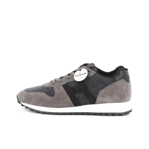 HOGAN H383 Устойчивый к истиранию Низкий Топ Повседневная обувь Мужская Серый
