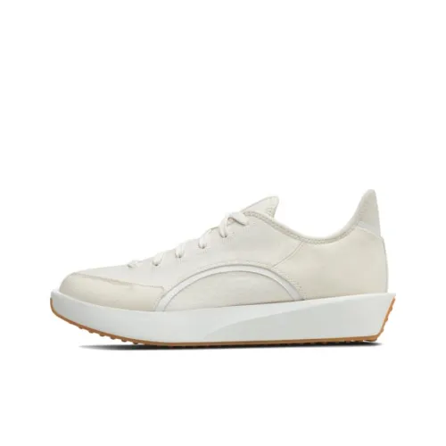 Allbirds Riser Амортизация Низкий Топ Спортивная Повседневная Обувь Женская Натуральный Белый