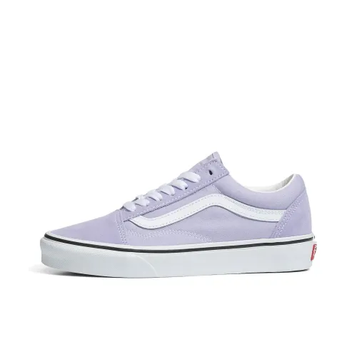 Vans Old Skool Износостойкий и Легкий Низкий Топ Кроссовки для скейтбординга Унисекс Light Фиолетовый