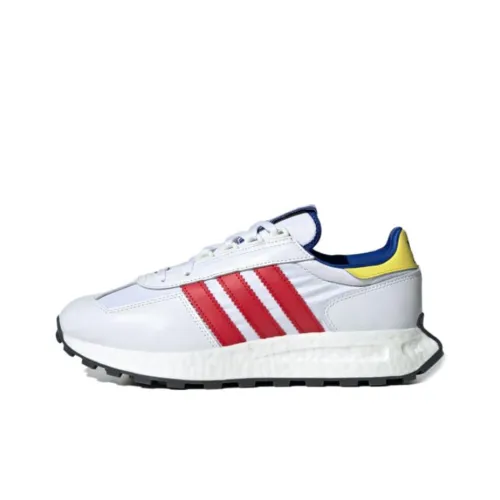 Adidas Originals Retropy E5 Slip-resistant Low Top Casual Unisex White Red Blue Adidas Originals Retropy E5 Slip-resistant Низкий Топ Casual Унисекс Белый Красный Синий