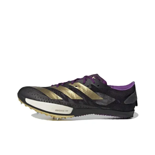 Adidas 4D FWD 2 Low Топ Карбоновая плита Тренировочные Беговые кроссовки Унисекс Черный Фиолетовый Золотой