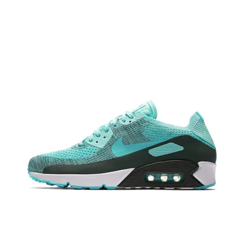 Nike Air Max 90 Ultra 2,0 Flyknit Low Топ Спортивная Повседневная Обувь Синий
