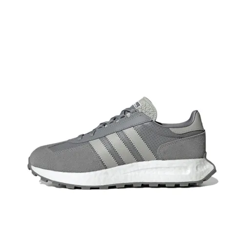 Adidas Originals Retropy E5 Slip-resistant Abrasion-resistant Low Top Casual Unisex Gray White Adidas Originals Retropy E5 Противоскользящий Устойчивый к истиранию Низкий Топ Повседневный Унисекс Серый Белый