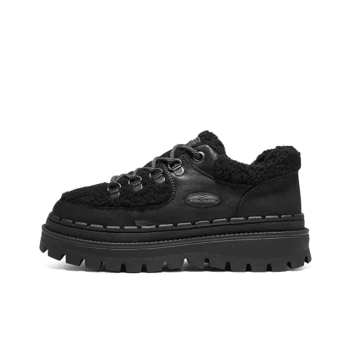 Skechers Street Series Повседневные Низкие Кеды Черные Женские