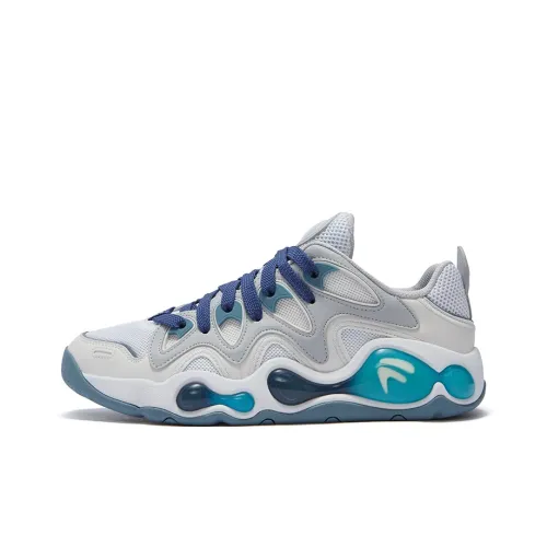 FILA FUSION VERTICAL Cracked Shoes Амортизация и Дышащий Низкий Топ Баскетбольные Кроссовки Мужской Белый Аромат Снег