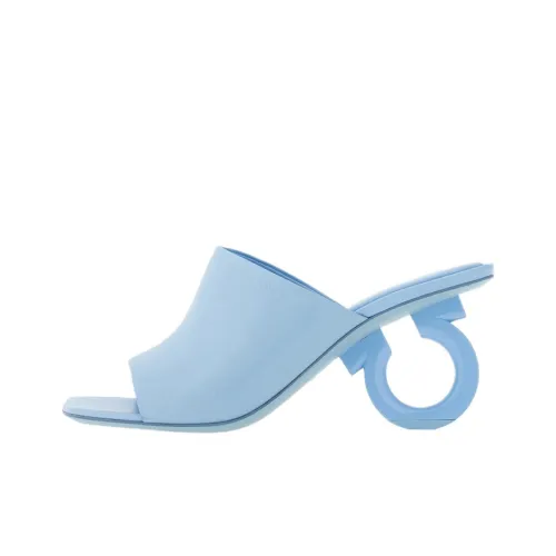 Ferragamo Gancini Слипоны Женские Blue