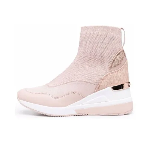 MICHAEL KORS Устойчивый к истиранию Высокий Топ Спортивная Повседневная Обувь Женская Розовая