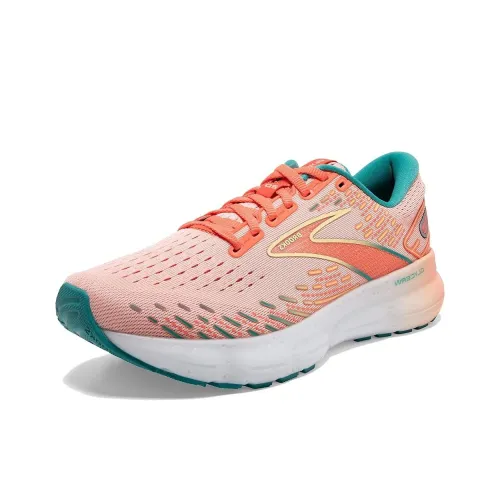 Brooks Glycerin 20 Износостойкий и Легкий Низкий Топ Беговые кроссовки Женские Розовый