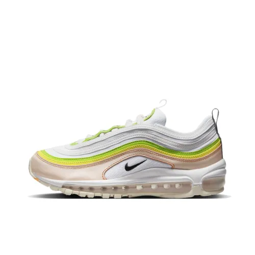Nike Air Max 97 Low Топ Повседневная обувь Женская Белый Желтый