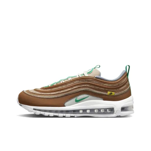 Nike Air Max 97 Low Топ Повседневные Беговые Кроссовки Мужские Коричневые