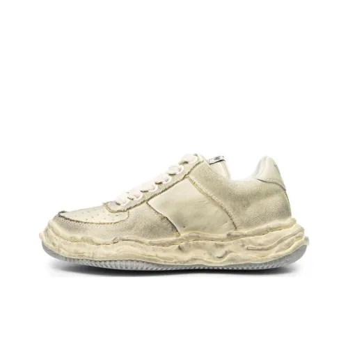 MIHARA YASUHIRO WAYNE Низкие Кроссовки для скейтбординга Унисекс Экрю Потертый