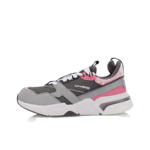 Подкладка Departure Slip-Resistant Дышащий Сбалансированный Легкий Низкий Топ Повседневная Обувь Женская Темно-Серый Фиолетовый