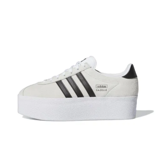 Adidas Originals Gazelle Abrasion Resistant Низкие Кроссовки для скейтбординга Унисекс Белые
