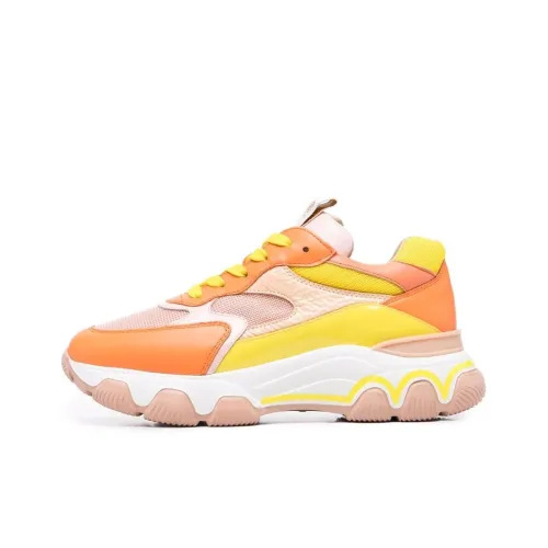 HOGAN Hyperactive Low Топ Повседневная обувь Женская Оранжевый Желтый Розовый