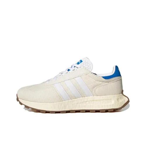 Adidas Originals Retropy E5 Slip-resistant Abrasion-resistant Low Top Casual Unisex Beige White Blue Adidas Originals Retropy E5 Противоскользящий Устойчивый к истиранию Низкий Топ Повседневный Унисекс Бежевый Белый Синий