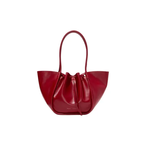 PROENZA SCHOULER Телячья кожа Одно плечо Сумка Большая Женская Сандаловое дерево