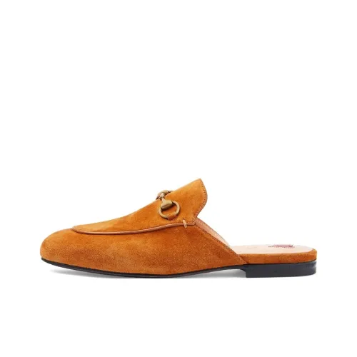 GUCCI Princetown Stylish Sandals Женские Коричневый