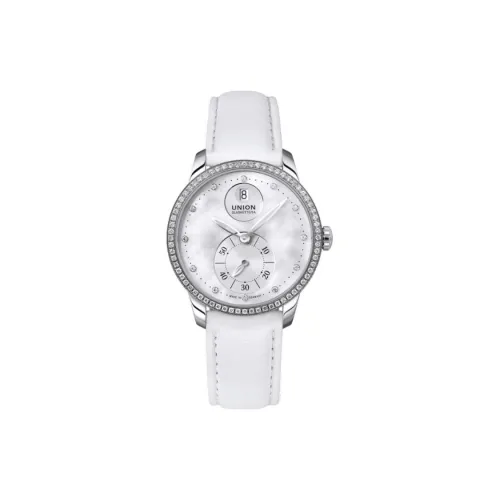 UNION GLASHUTTE/SA Автоматический механический механизм Женские часы 36 мм Мать жемчуга Цвет