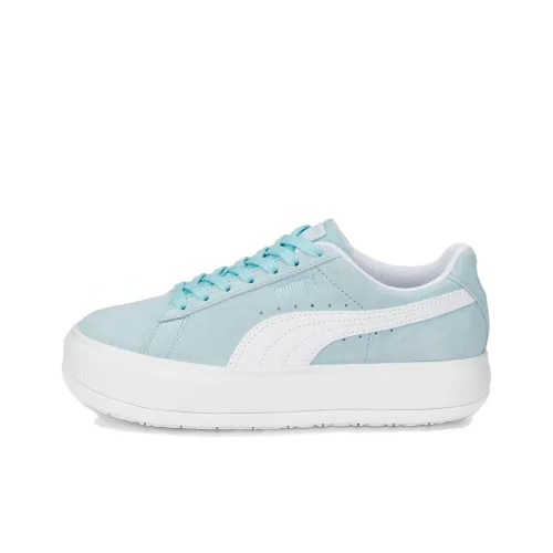PUMA SUEDE MAYU Женские низкие кроссовки для скейтбординга синий цвет