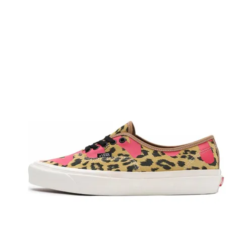 Tony Alva x Vans Authentic 44 DX 44 DX Low Топ Скейтборд Кроссовки Унисекс Желтый Белый Розовый