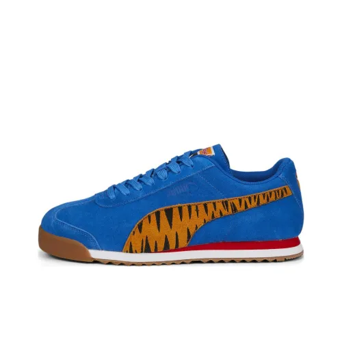 Frosted Flakes X PUMA ROMA 'Lapis Синий' Низкий Топ Спортивная Повседневная Обувь Унисекс Синий