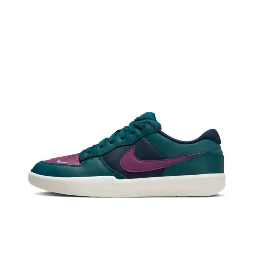 Nike SB Force 58 PRM L Low Топ Скейтборд Кроссовки Унисекс Черный Фиолетовый