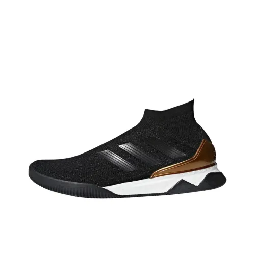 Adidas Predator Tango 18+ Slip-resistant Abrasion-resistant MID Топ Беговые кроссовки Унисекс Черный