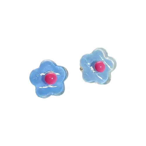 VIVIWELL Instagram стиль многоцветный цветочный заколка для волос серьги женские