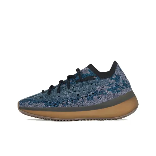 Adidas Originals Yeezy Boost 380 'Covellite' Амортизация Низкий Топ Casual Унисекс Медный Синий Выпуск 2023 года