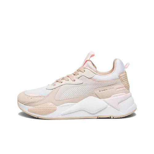 PUMA RS X Low Топ Повседневная обувь Женская Белая Розовая