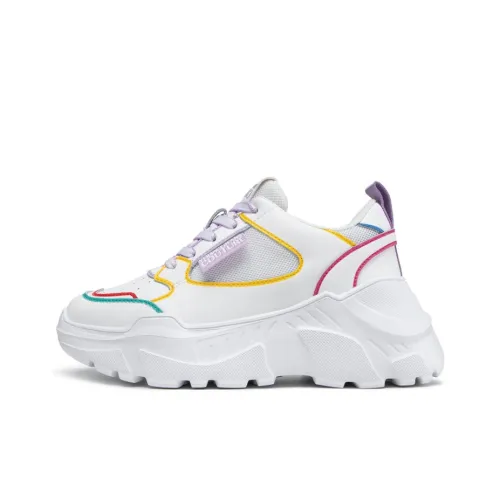 VERSACE JEANS VERSACE Низкий Топ Спортивная Повседневная Обувь Женская Белая