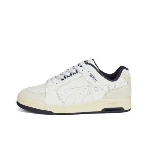 PUMA Slipstream Low Ретро Low Топ Скейтборд Кроссовки Унисекс Черный Белый Серый