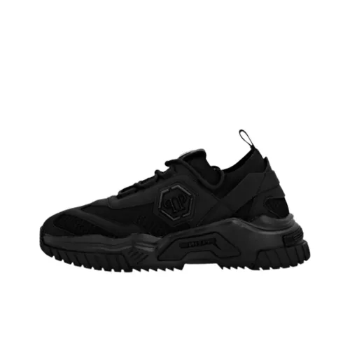 PHILIPP PLEIN Runner Hexagon Кэжуал Низкий Топ Черный Мужской