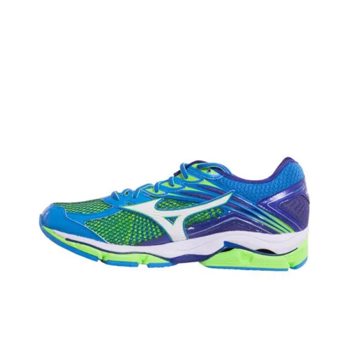 Mizuno Wave Enigma 6 противоскользящие устойчивые к истиранию низкий топ беговые кроссовки синий зеленый белый
