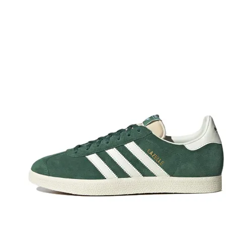 Adidas Originals Gazelle Low Топ Скейтборд Кроссовки Унисекс Белый Зеленый