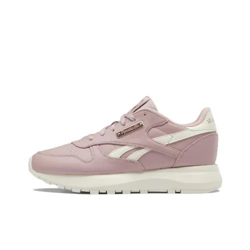 Reebok Classic Leather SP Low Топ Беговые кроссовки Женские Розово-белый