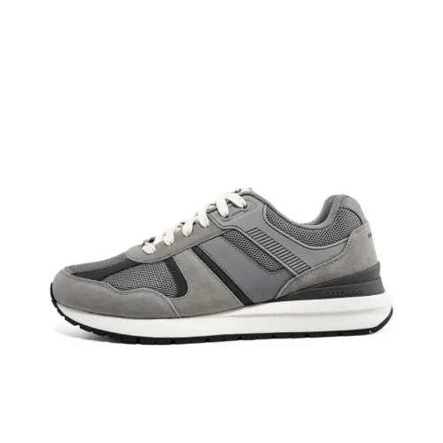 Skechers SUNNY DALE Устойчивый к истиранию Низкий Топ Casual Мужской Светло-Серый