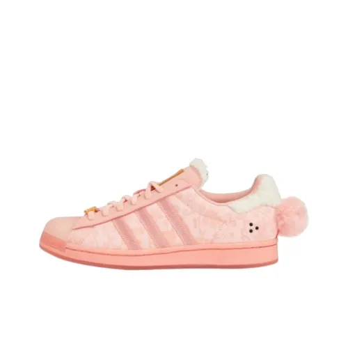 Melting Sadness x Adidas Originals SUPERSTAR Low Топ Скейтборд Кроссовки Унисекс Розовый