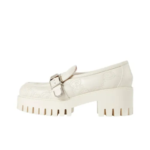 GUCCI Платформа Обувь Женская Бежевая