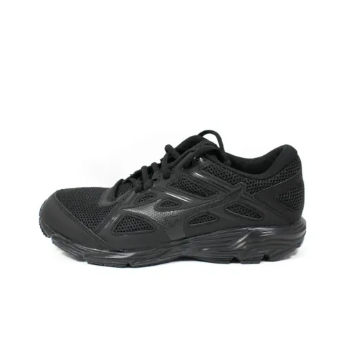 Mizuno Spark 8 Slip-resistant Abrasion-resistant Low-top Беговые кроссовки Мужские Черные