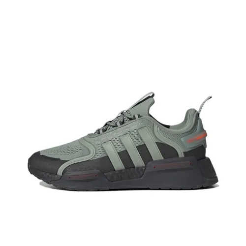 Adidas Originals NMD_V3 Slip Resistant Abrasion Resistant Легкий Низкий Топ Повседневная Обувь Унисекс Зеленый Черный