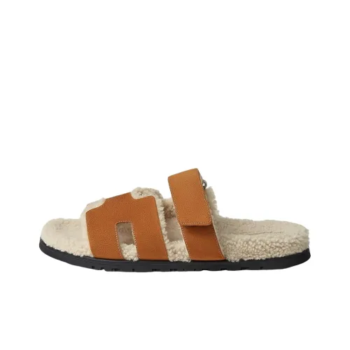 HERMES Chypre Слипоны Мужской Коричневый