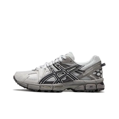 ASICS Гель Kahana 8 Устойчивый к абразиву Дышащий Низкий Топ Повседневные Кроссовки для трейлраннинга Женские Серый Красный